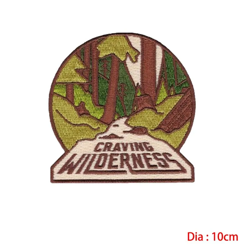 Ashore Shop Outdoor Embroidered Patches Mountain Hiking Camping