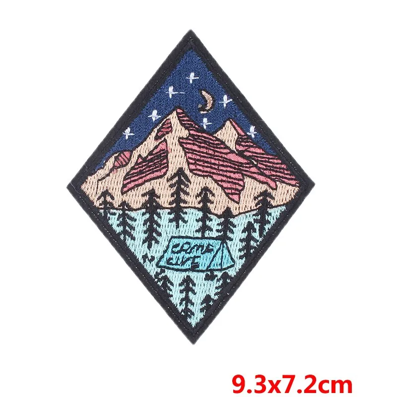 Ashore Shop Outdoor Embroidered Patches Mountain Hiking Camping