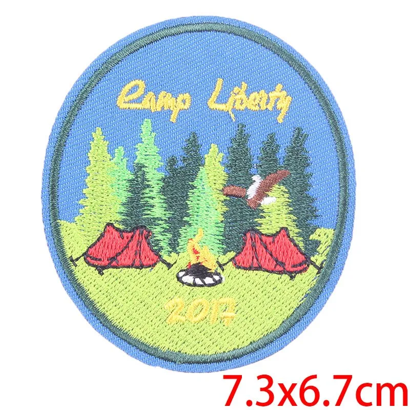 Ashore Shop Outdoor Embroidered Patches Mountain Hiking Camping