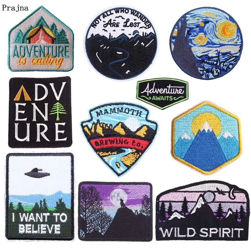 Ashore Shop Outdoor Embroidered Patches Mountain Hiking Camping