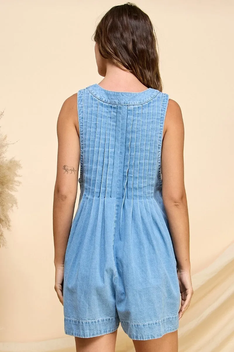 Bella Denim Romper