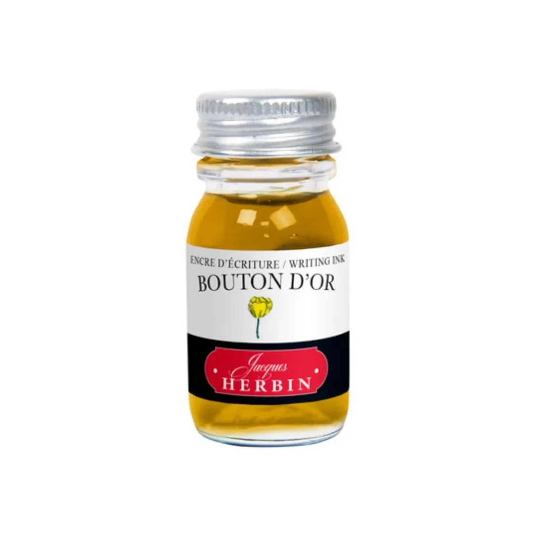 Bouton d'Or Herbin Fountain Pen Ink Bottle 10ml