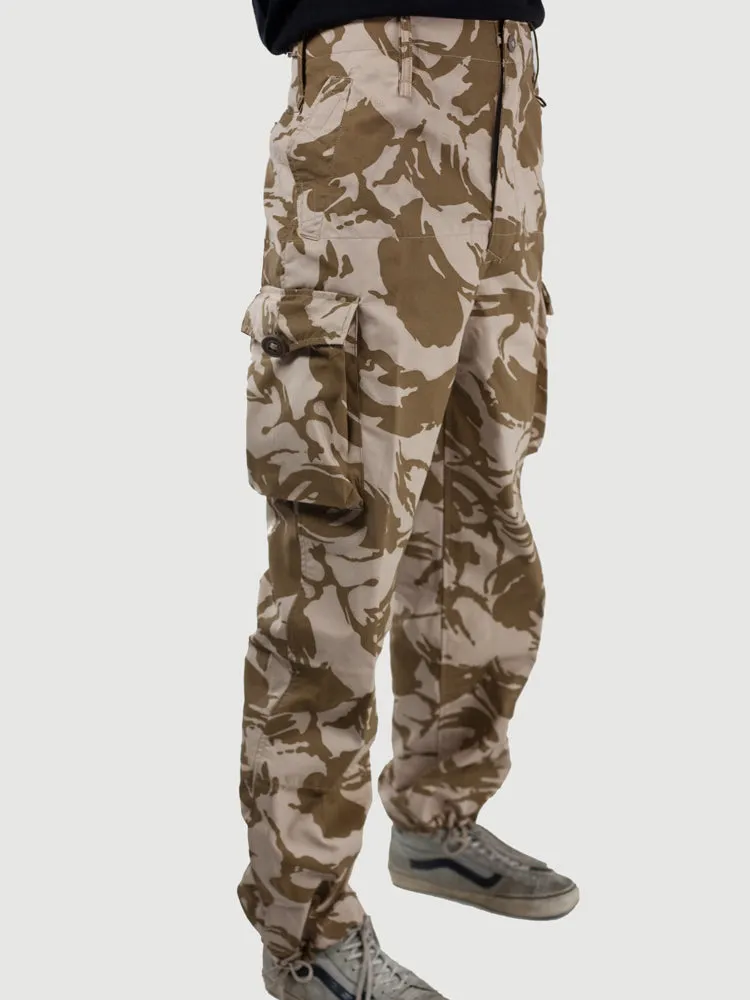 British Army Desert Windproof Trousers - Desert DPM Camo – unissued