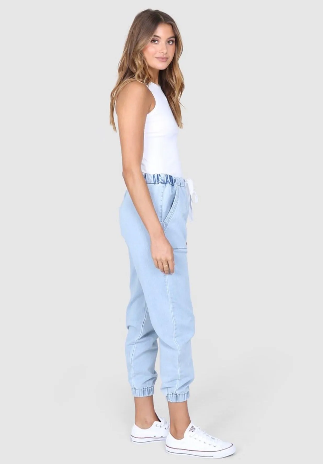 Cara denim joggers