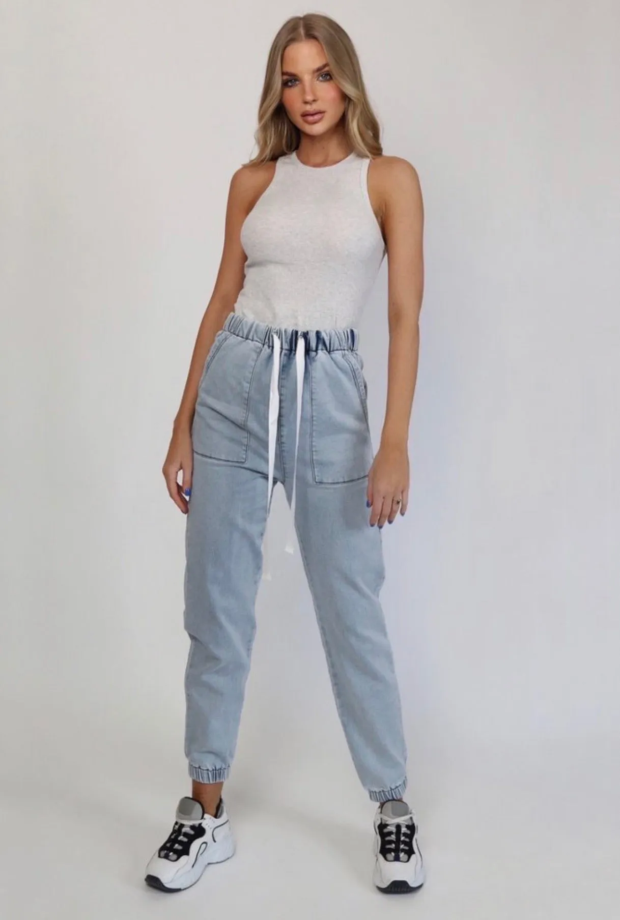 Cara denim joggers