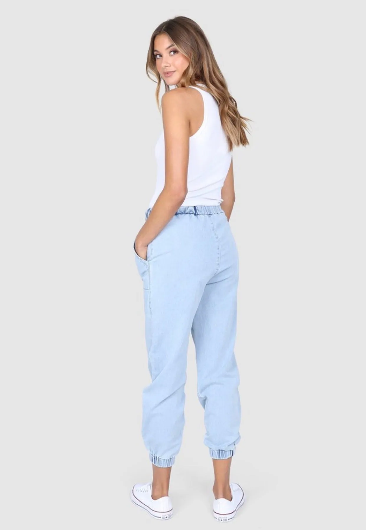 Cara denim joggers