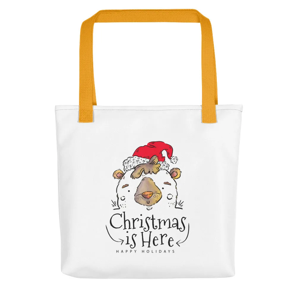 Christmas is Here Tote bag