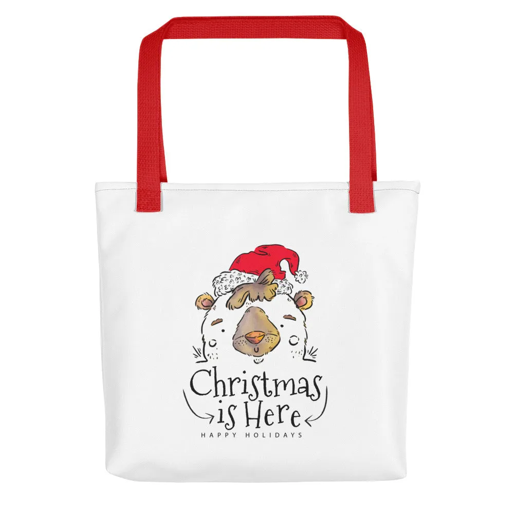 Christmas is Here Tote bag