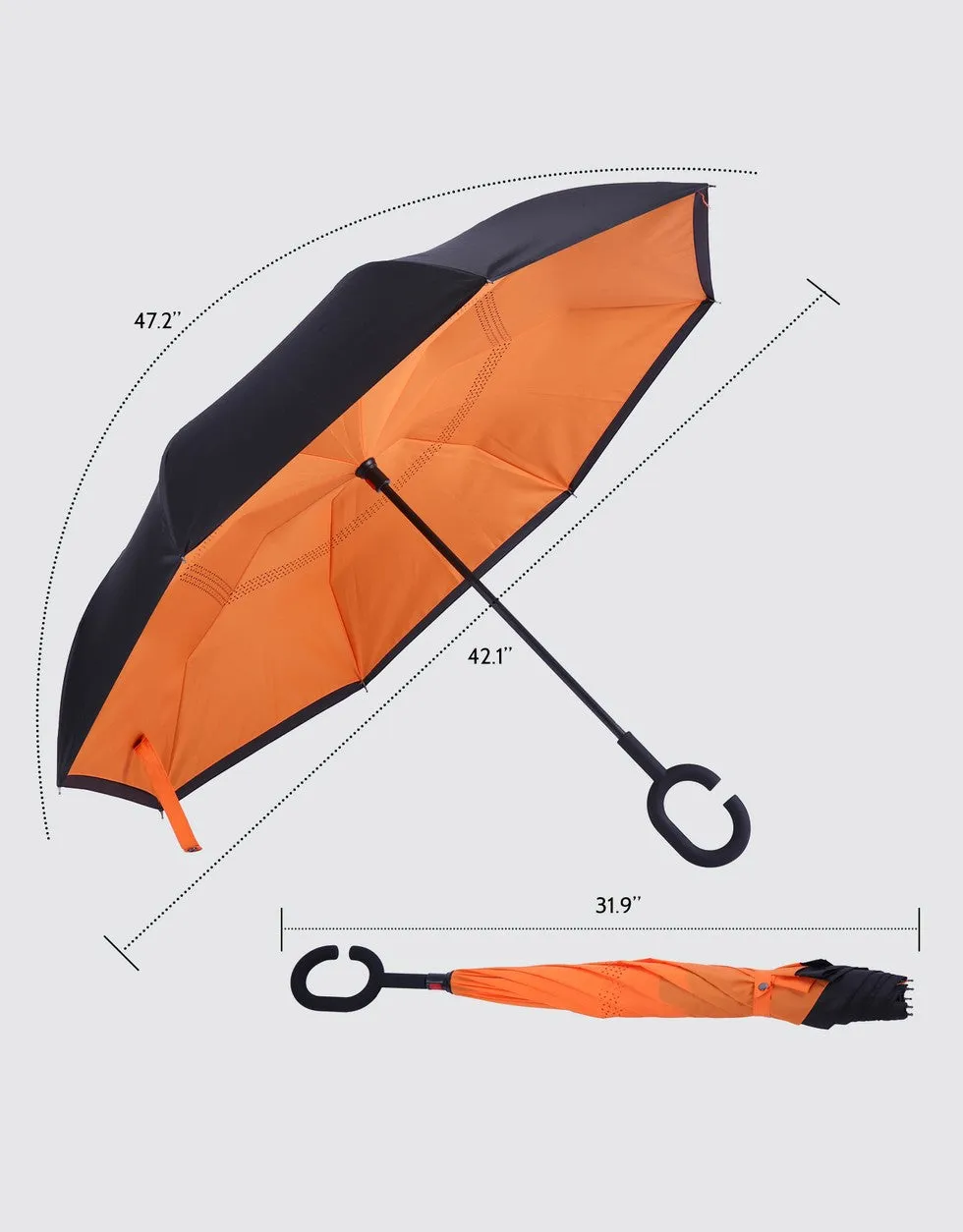 Classic Canopy Inverted Umbrella