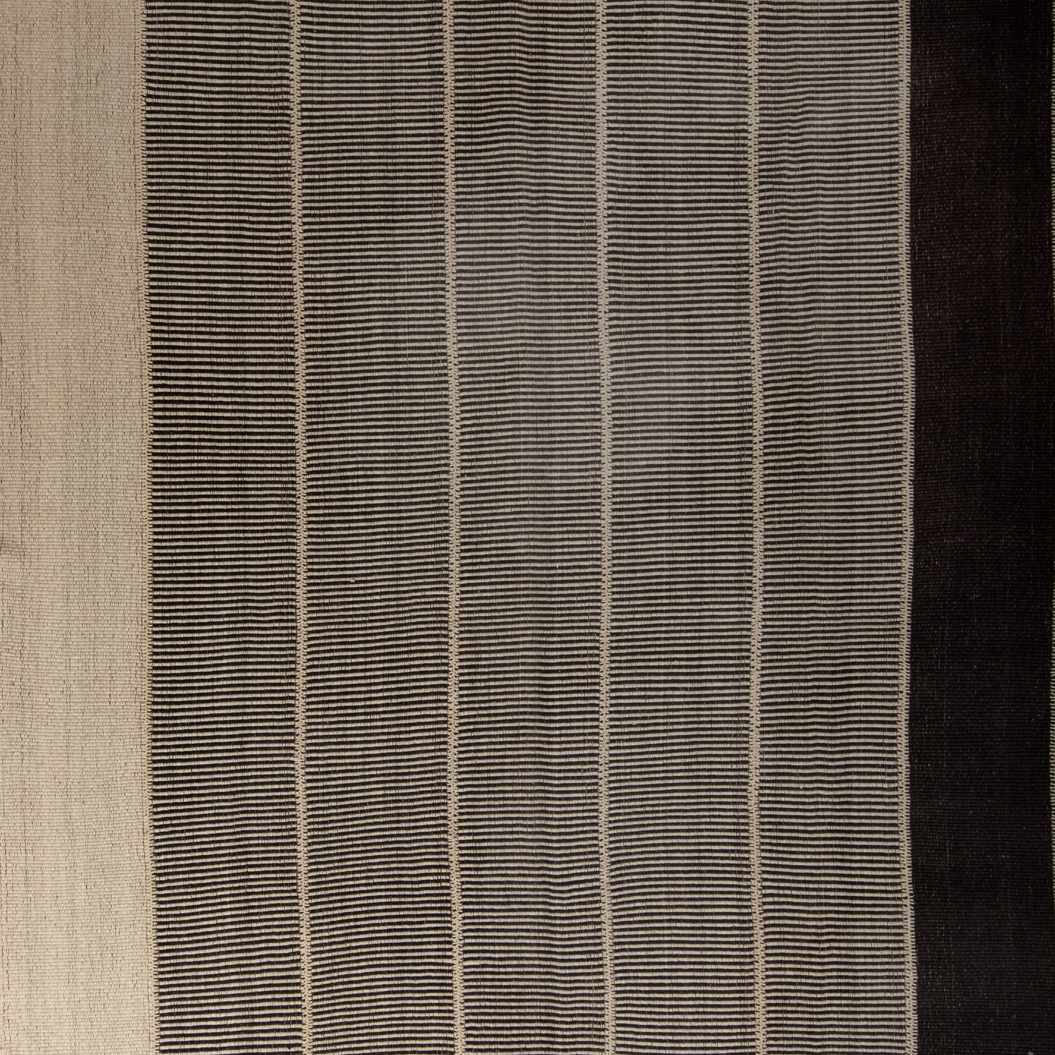 Contemporary Striped Kilim - 11'9" x 15'3"