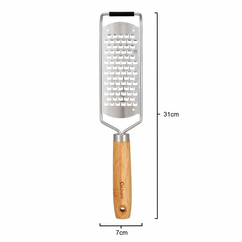 Culinare Naturals Bamboo Handle Coarse Grater