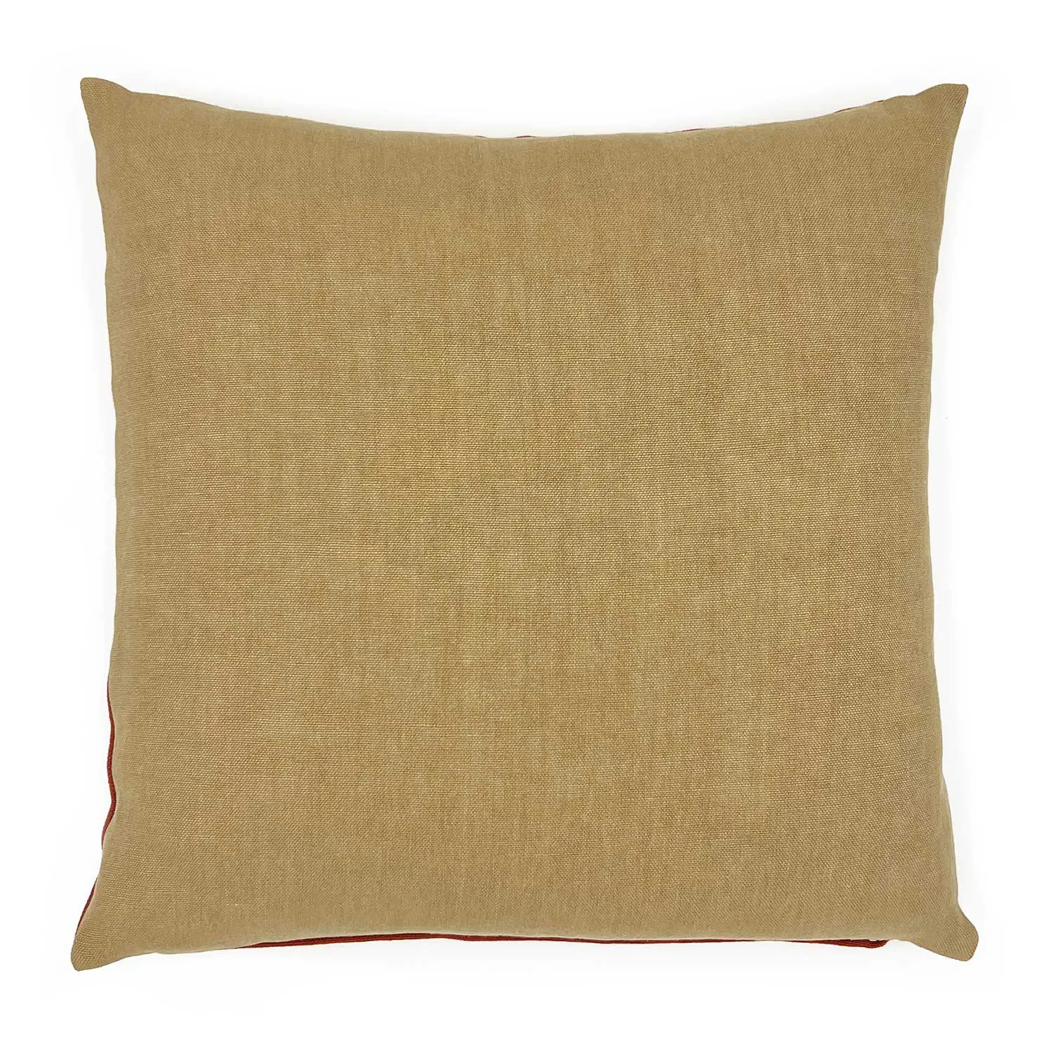 Elba Linen Cushion Bisque/Cayenne