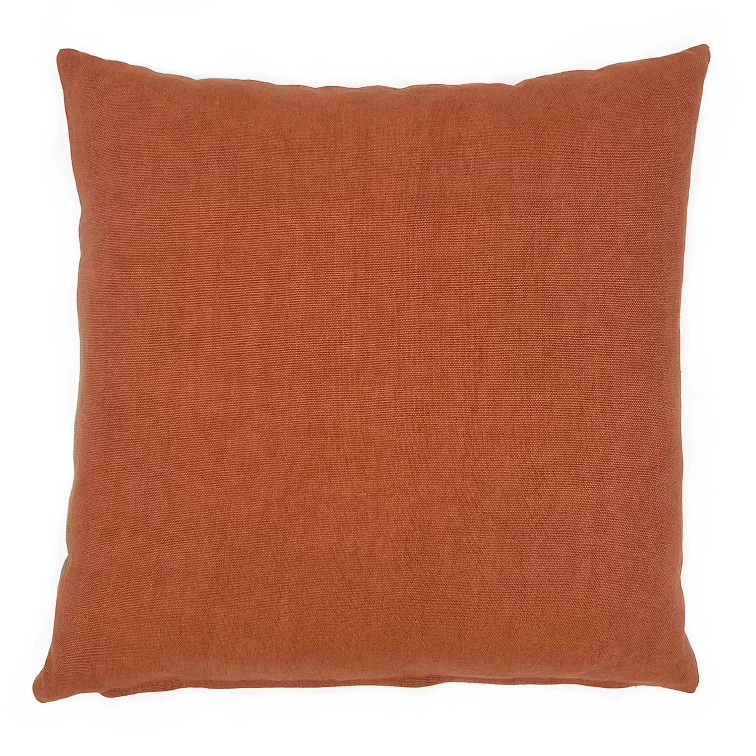 Elba Linen Cushion Bisque/Cayenne