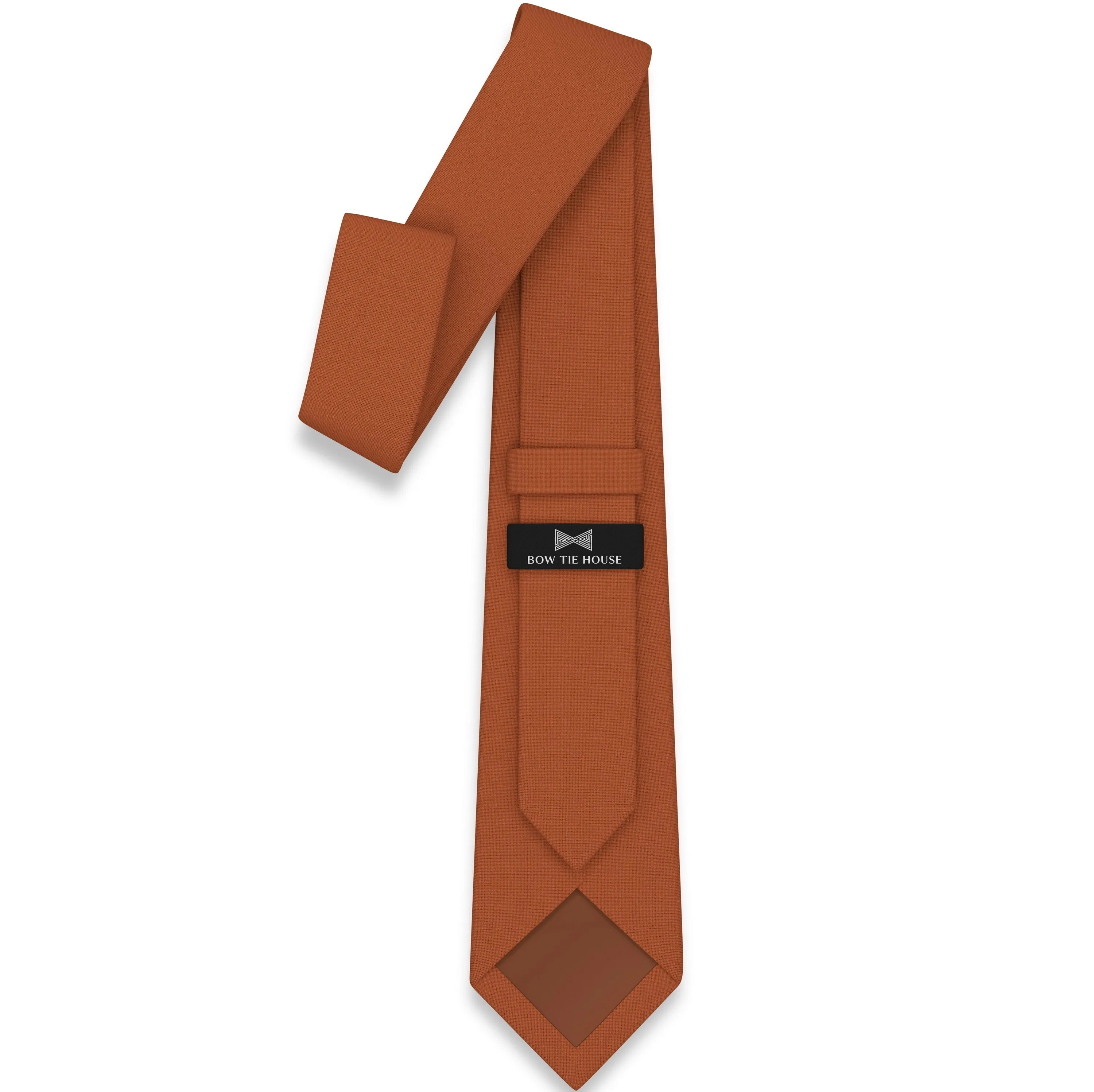 Gabardine Burnt Brick Necktie