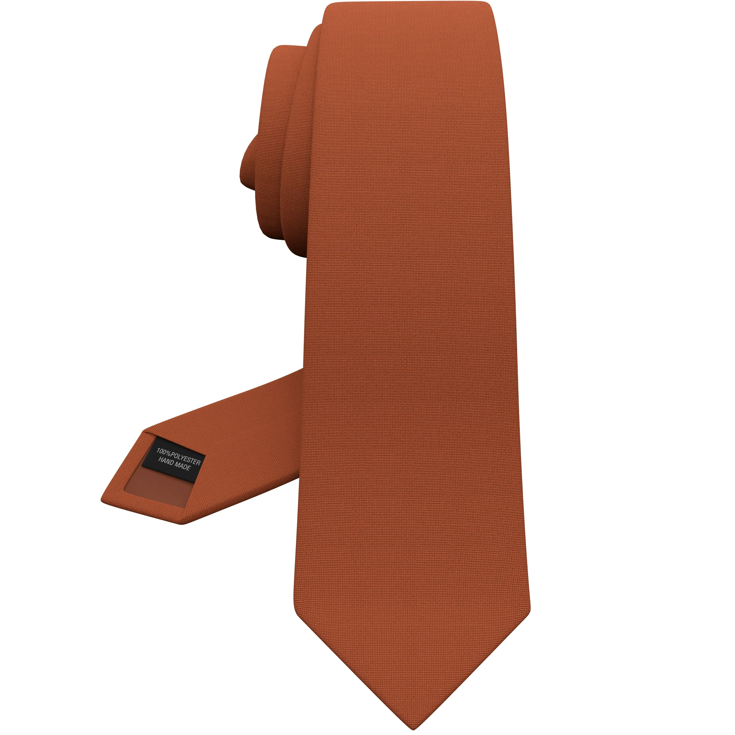 Gabardine Burnt Brick Necktie