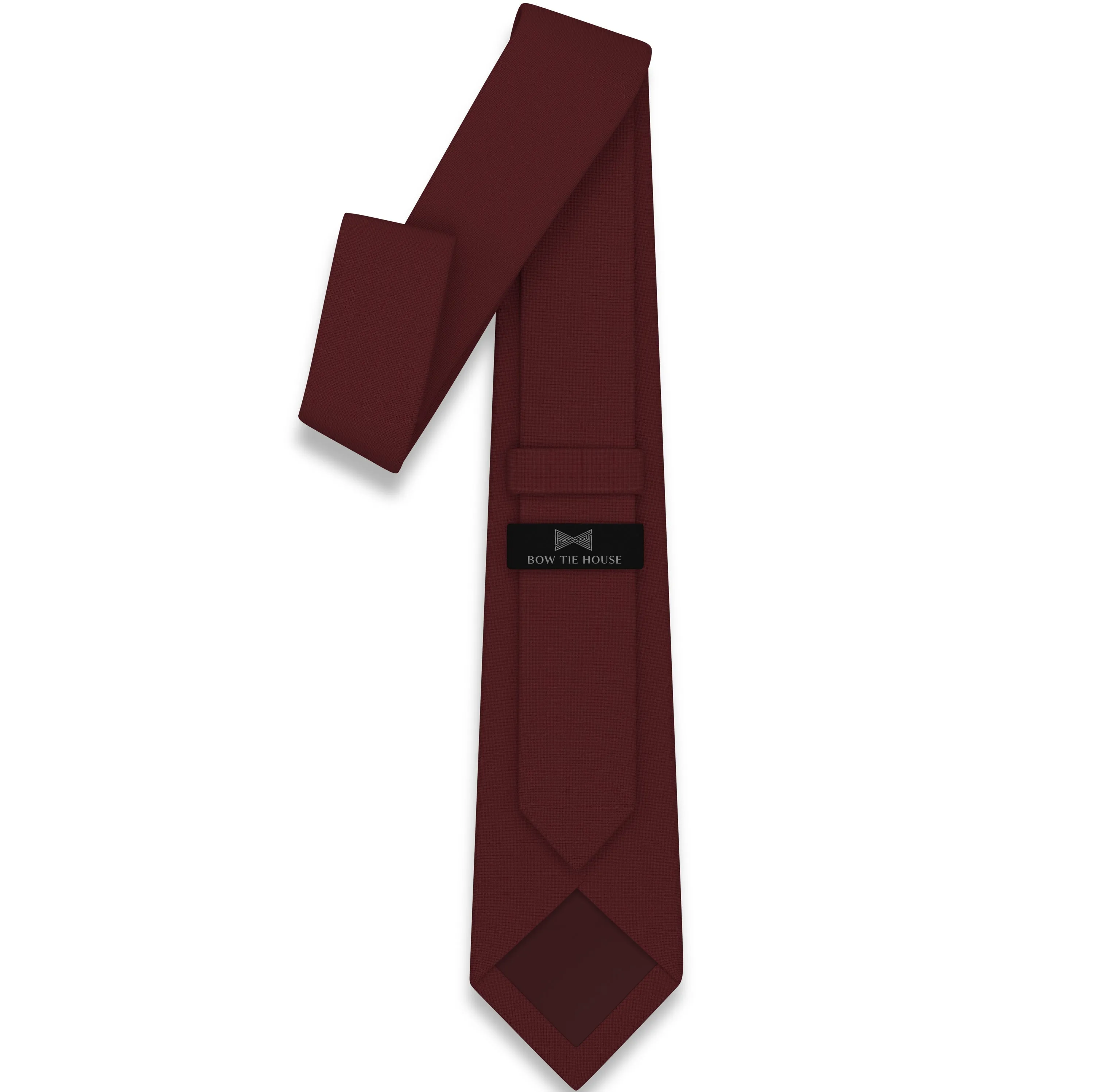 Gabardine Dark Red Necktie