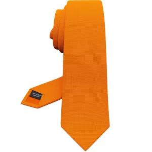 Gabardine Orange Necktie