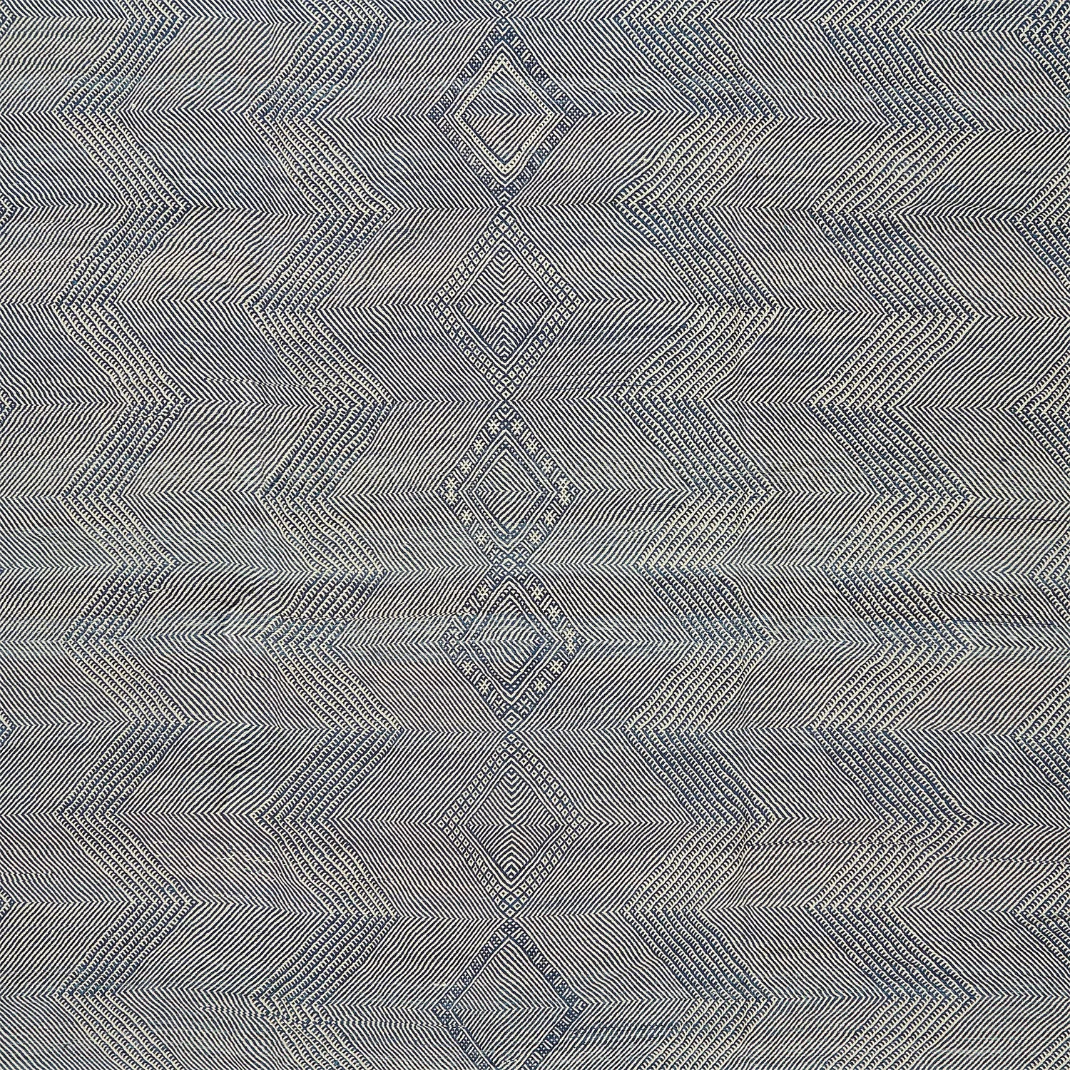 Grey Moroccan Wool Rug - 13'2" x 13'7"