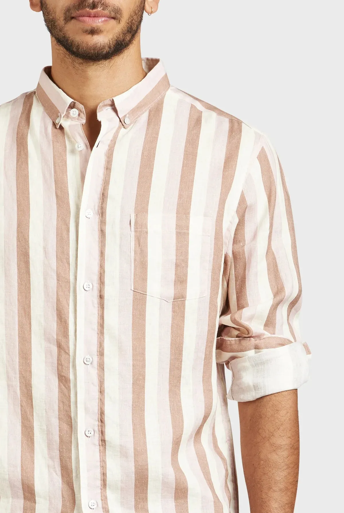 James Shirt in Rosette Pink