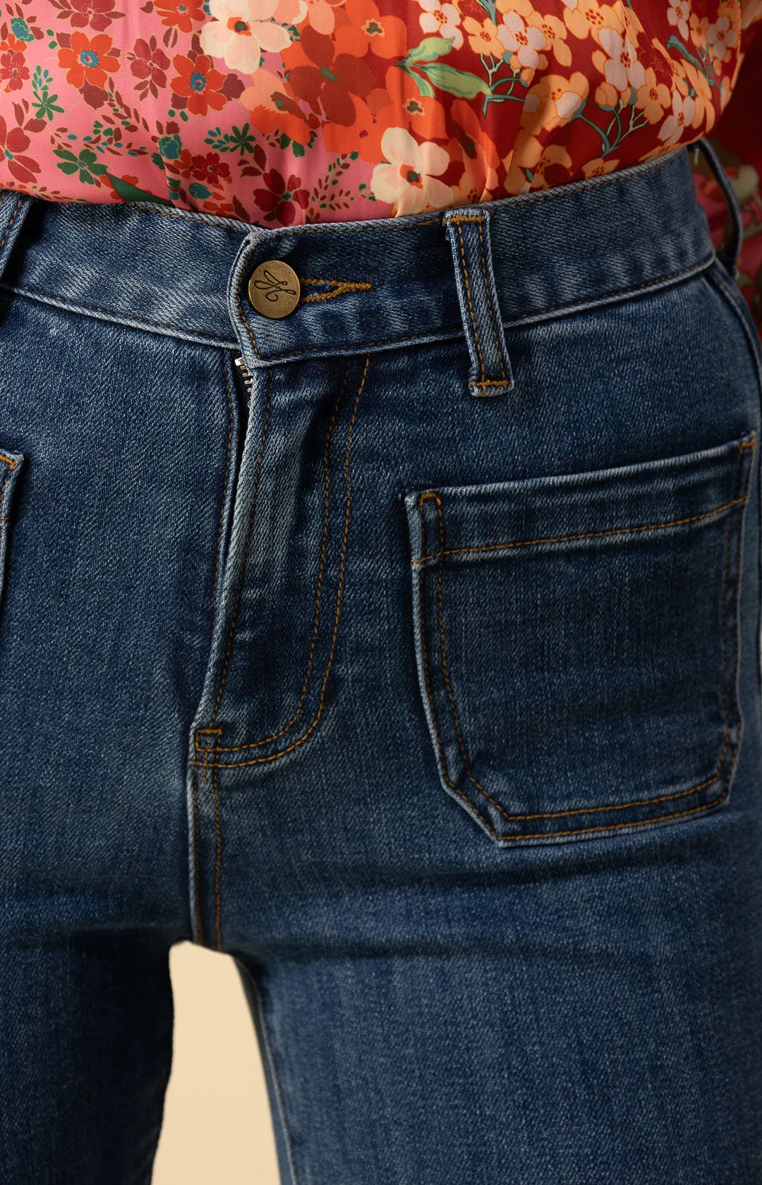 Jenna Patch Pocket Denim