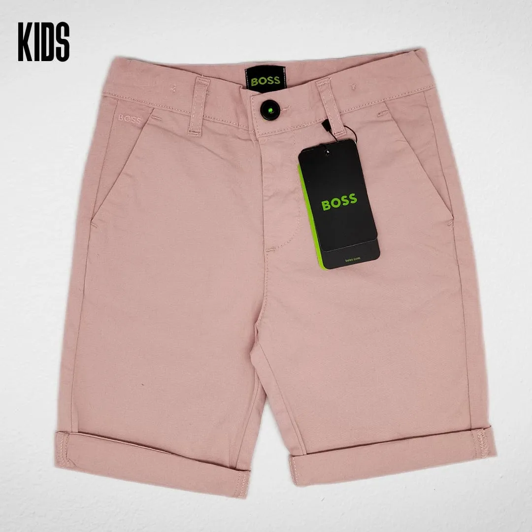 Kids Gabardine Shorts - Pink