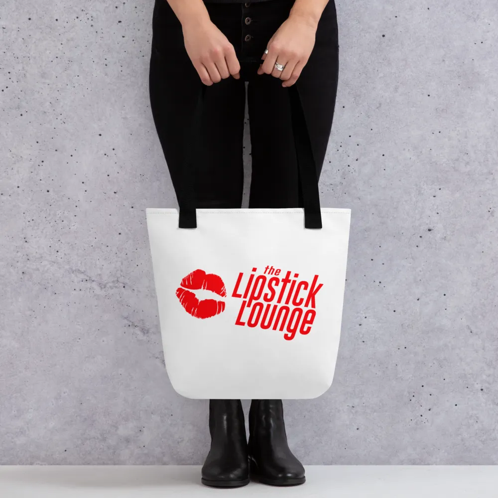 Lipstick Lounge Red Logo Tote Bag