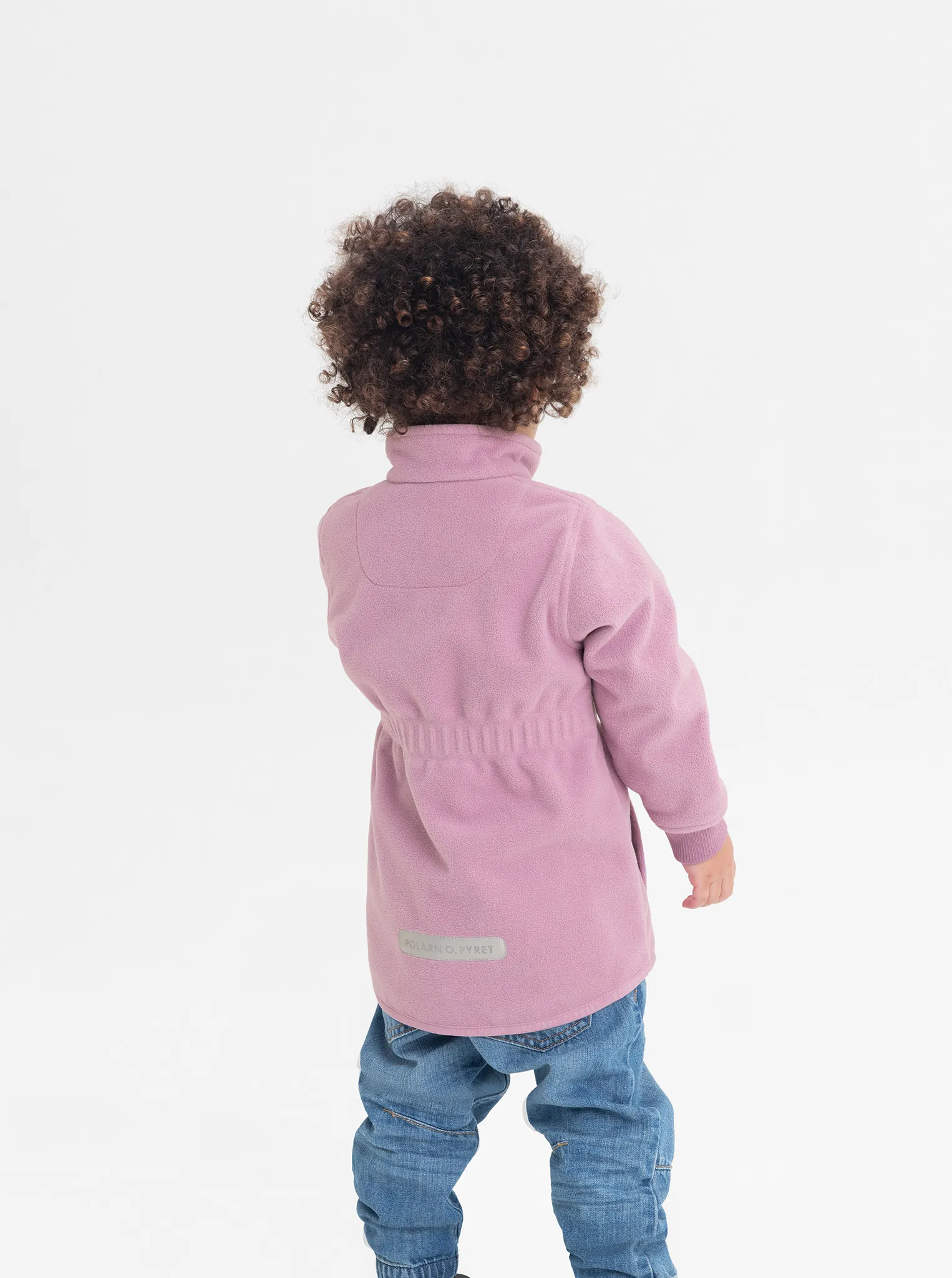 Longline Waterproof Fleece Kids Jacket