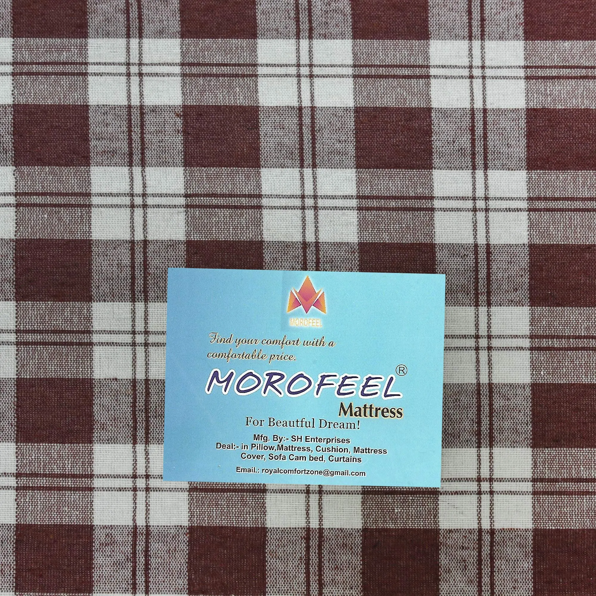 MOROFEEL 2 Inch Dual Comfort Reversible Foldable UHD Foam Single Bed Mattress 3 Fold Maroon