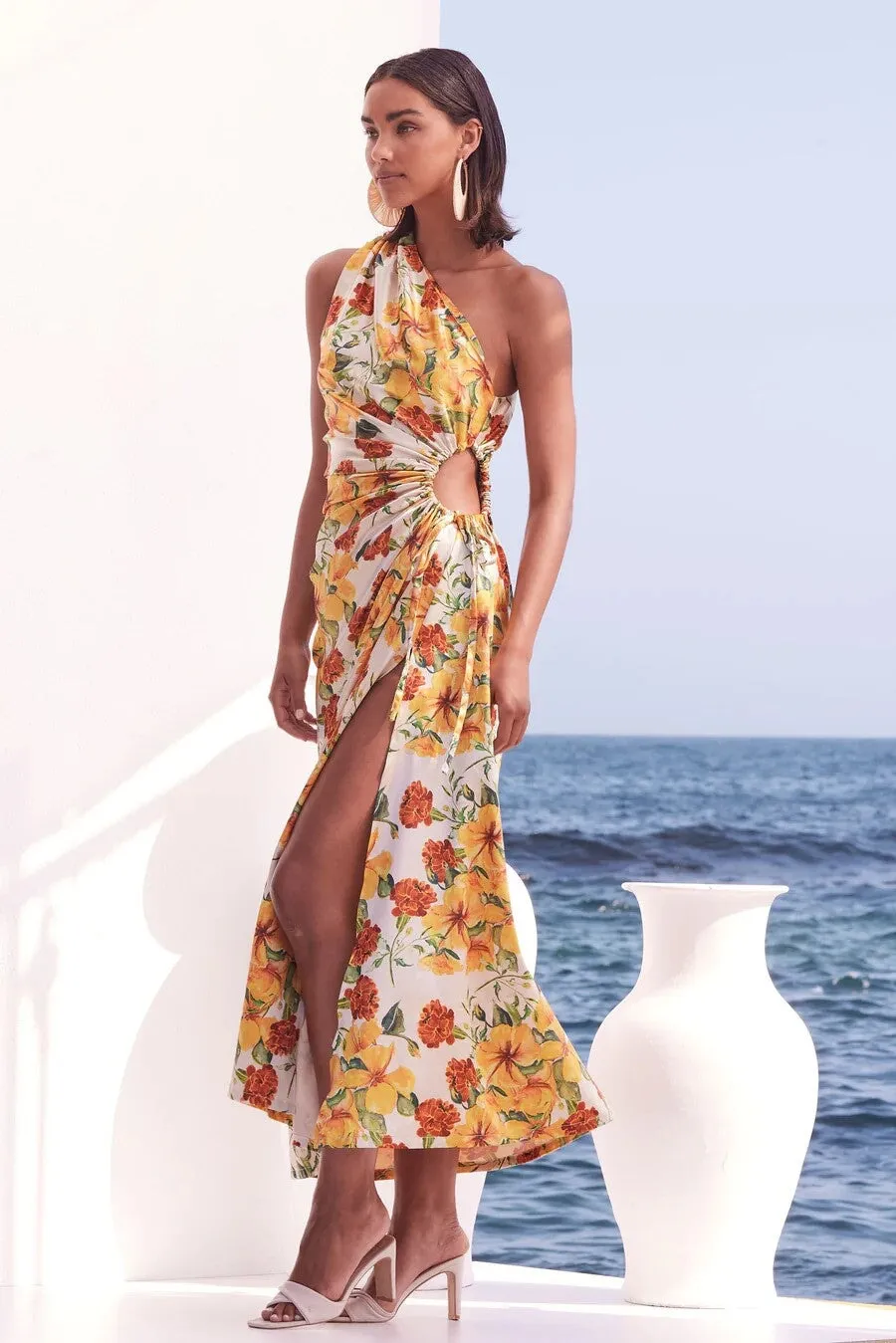 Nour Yarden Floral Maxi Dress