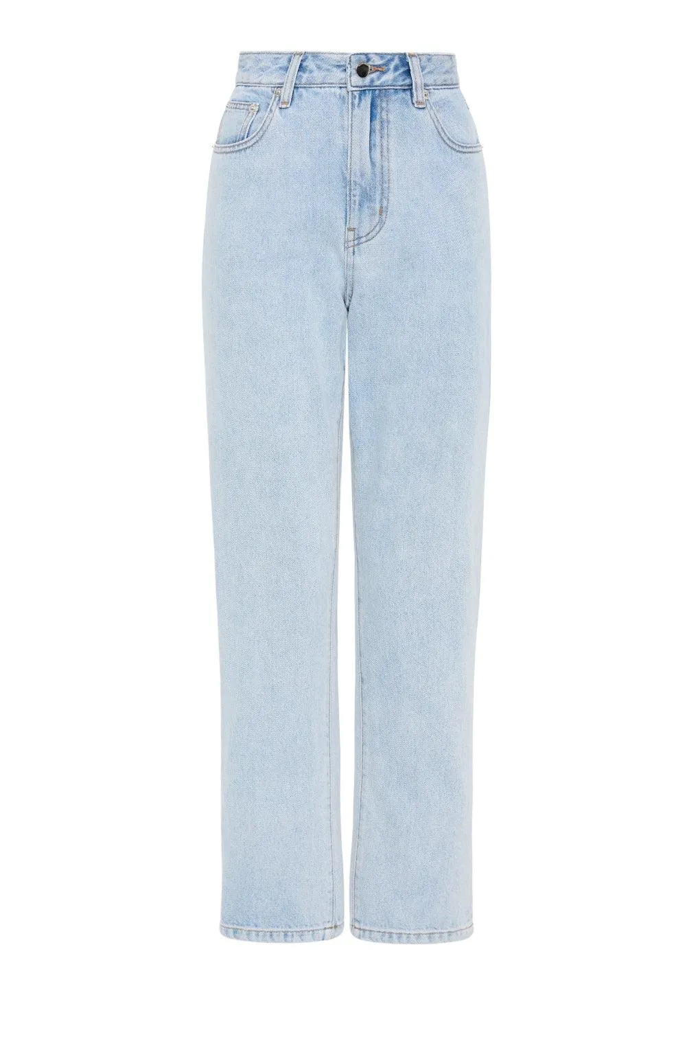 Nude Lucy Organic Straight Leg Jean in Clear Blue