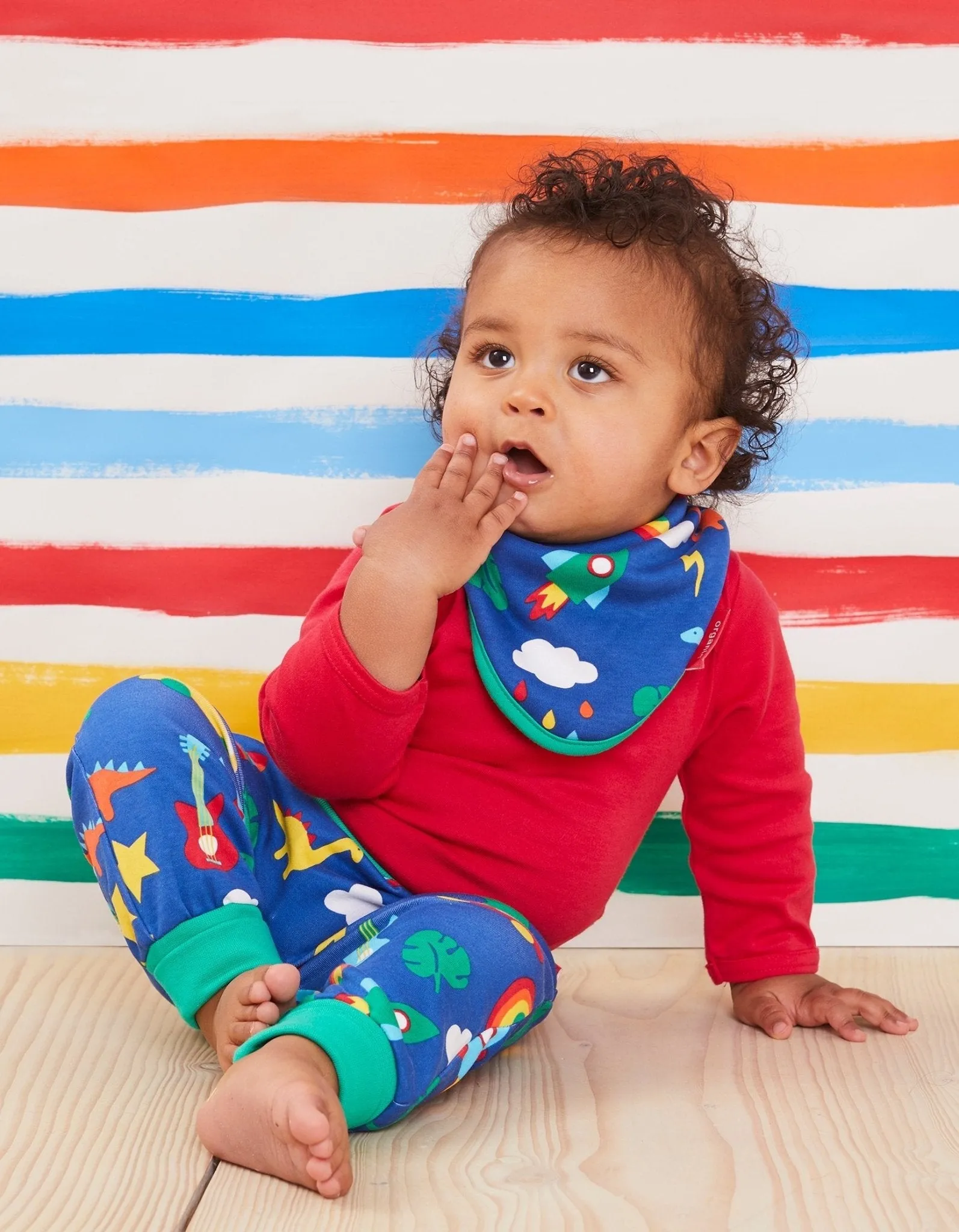 Organic Playtime Mix-Up Print Yoga Pants