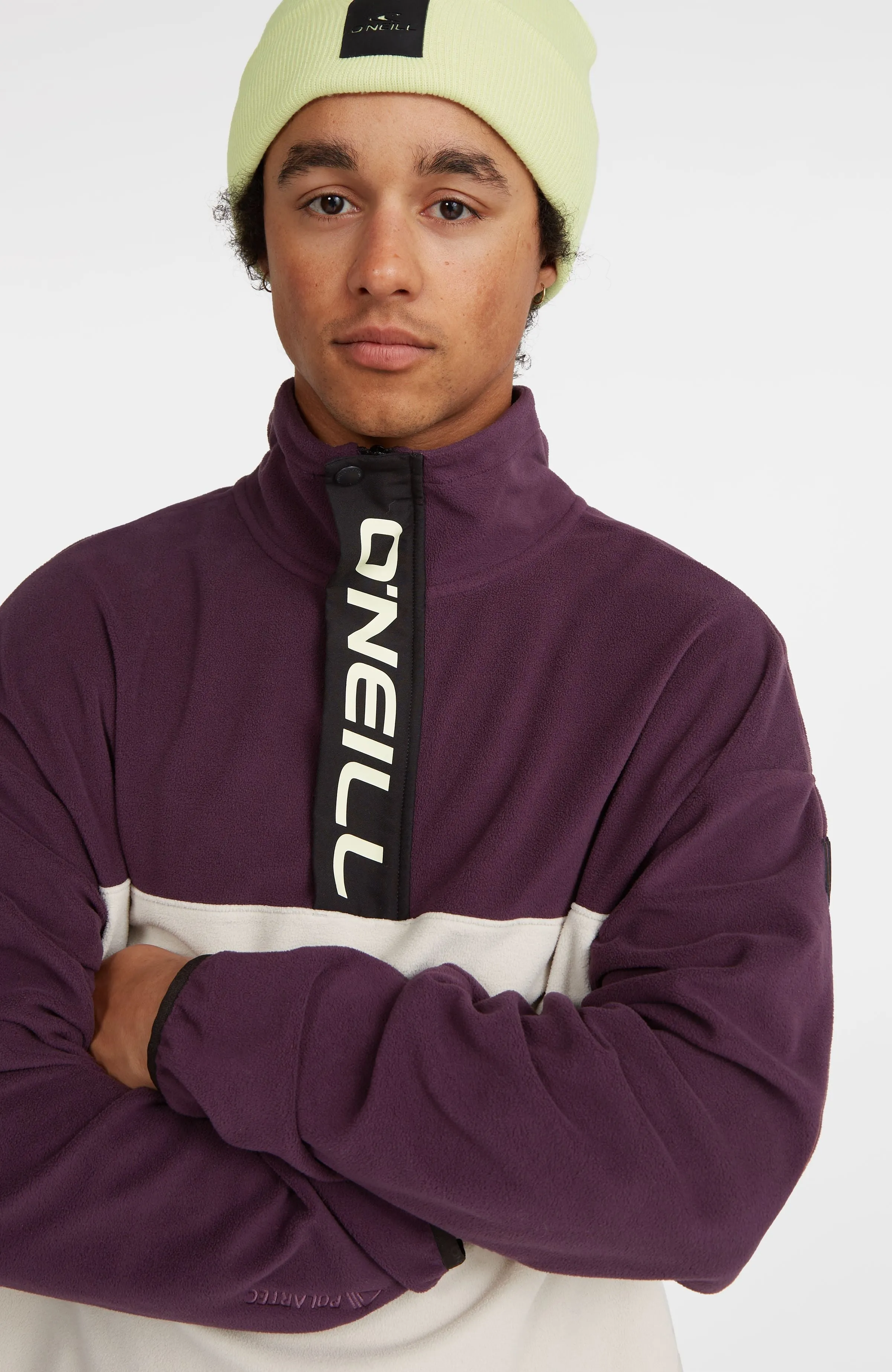 O'Riginals Polartec® 100 Fleece | Aubergine Colour Block