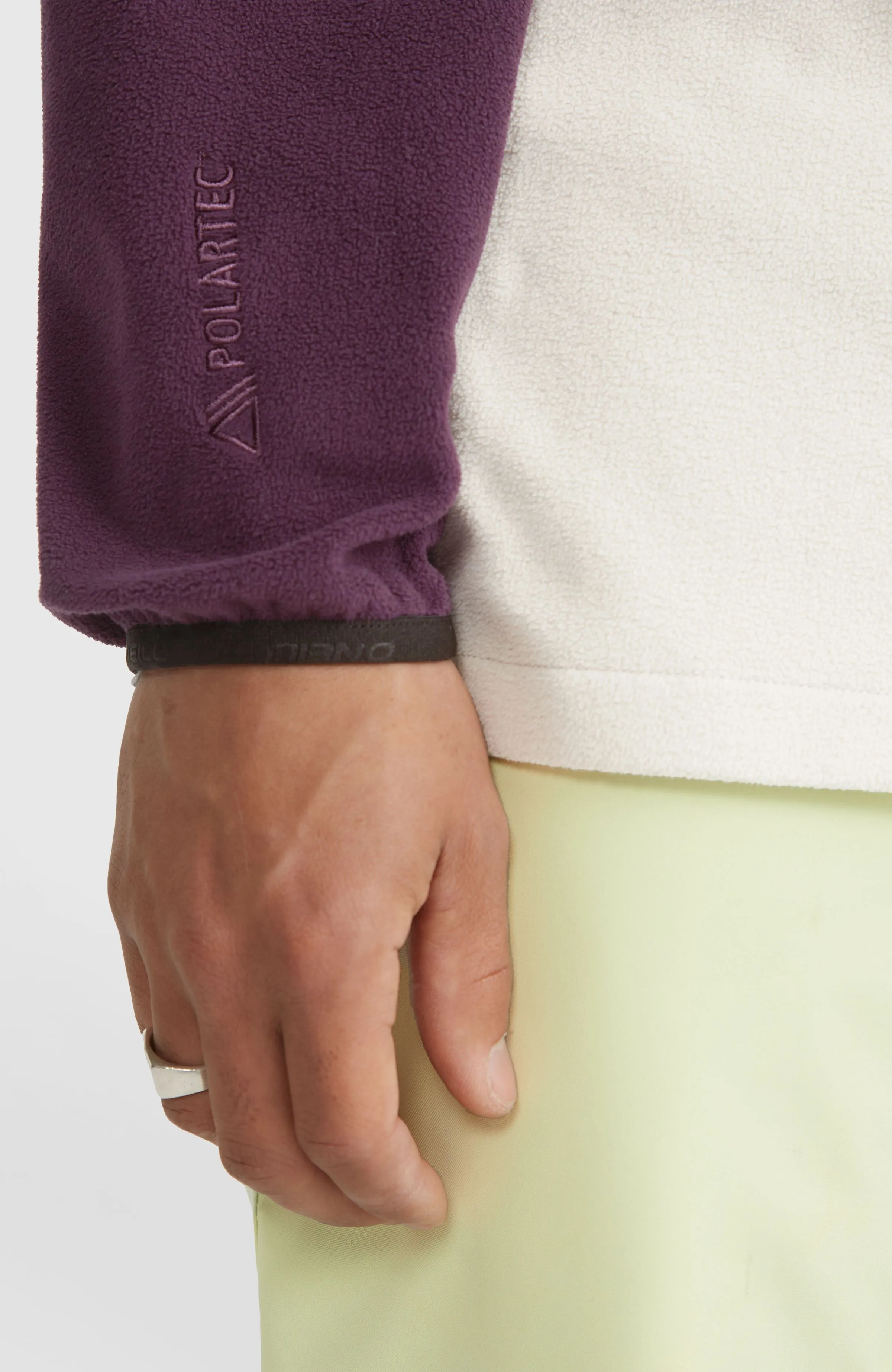 O'Riginals Polartec® 100 Fleece | Aubergine Colour Block