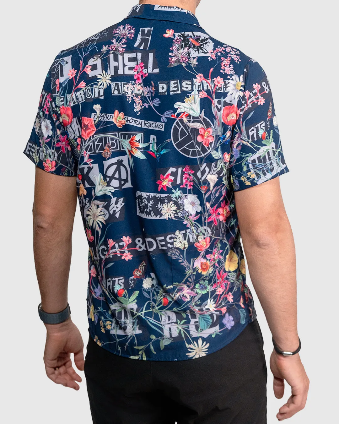 Punk Flowers Resort Shirt