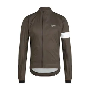 RAPHA Core Rain Jacket II - DCW Deep Coffee/White