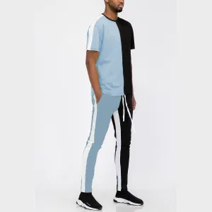 Sky & Blue Two Way Split T-shirt Set