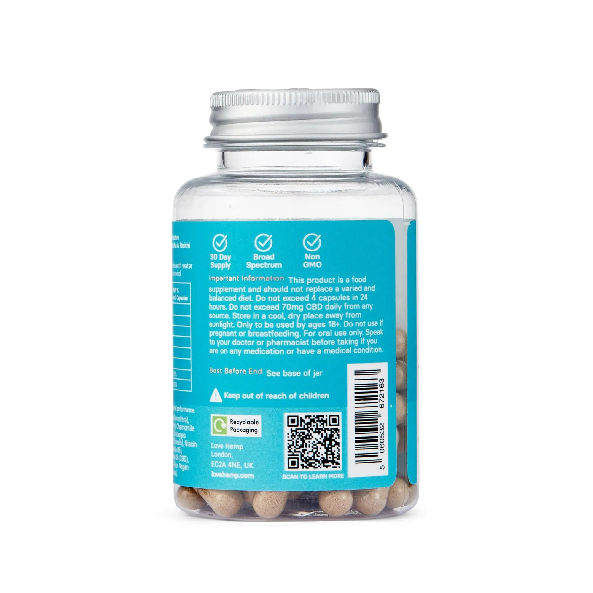 Stay Calm Capsules - Mood Support | 60 Capsules