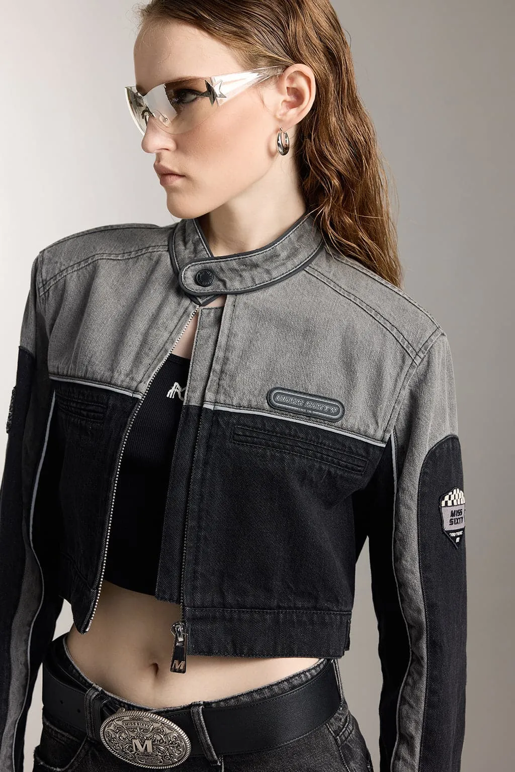 Stylish Lapel Denim Jacket