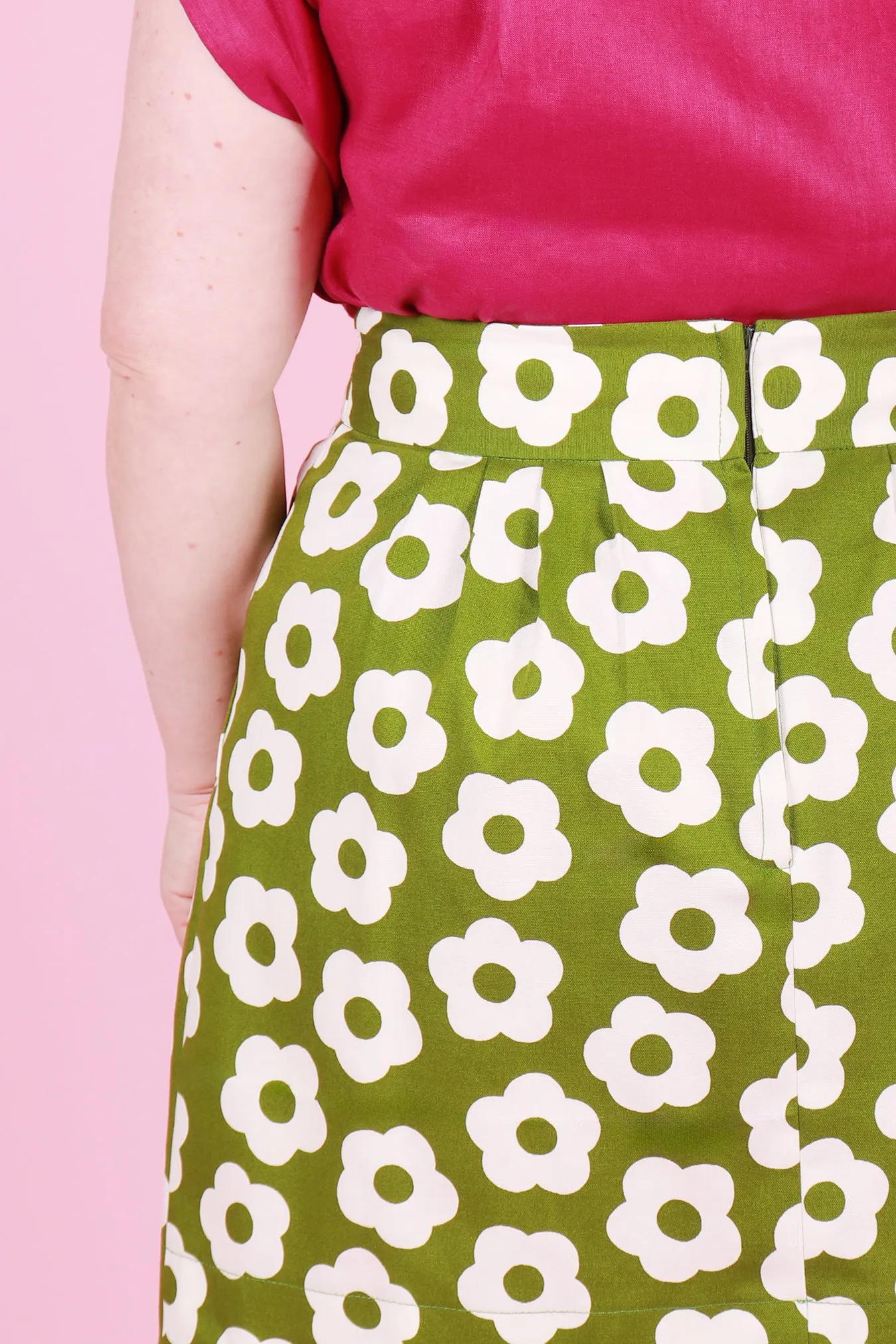 Sunset Skirt Flower Power Olive