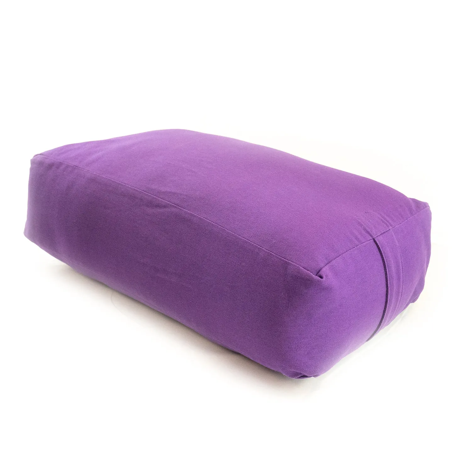 Supportive Rectangular Cotton Yoga Bolster