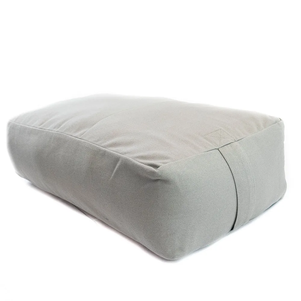 Supportive Rectangular Cotton Yoga Bolster