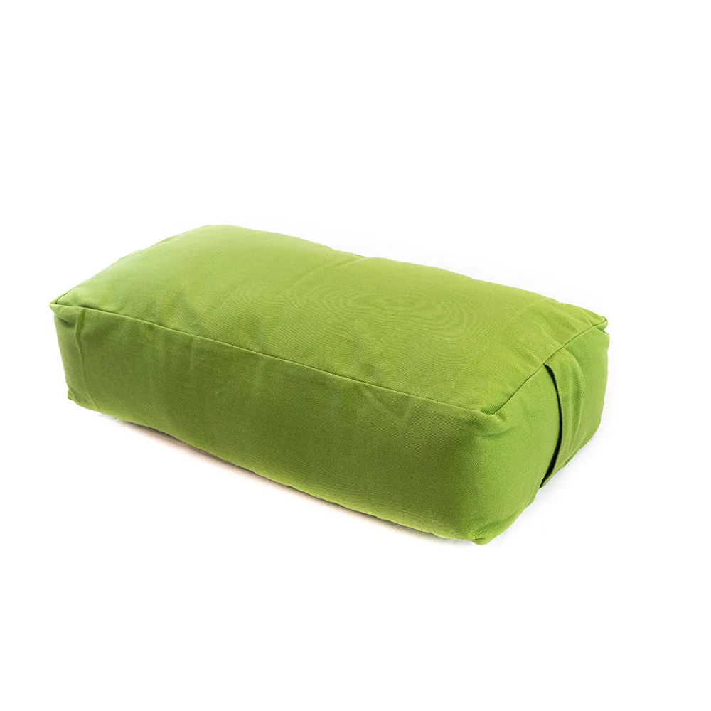 Supportive Rectangular Cotton Yoga Bolster