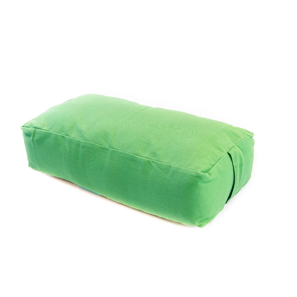 Supportive Rectangular Cotton Yoga Bolster