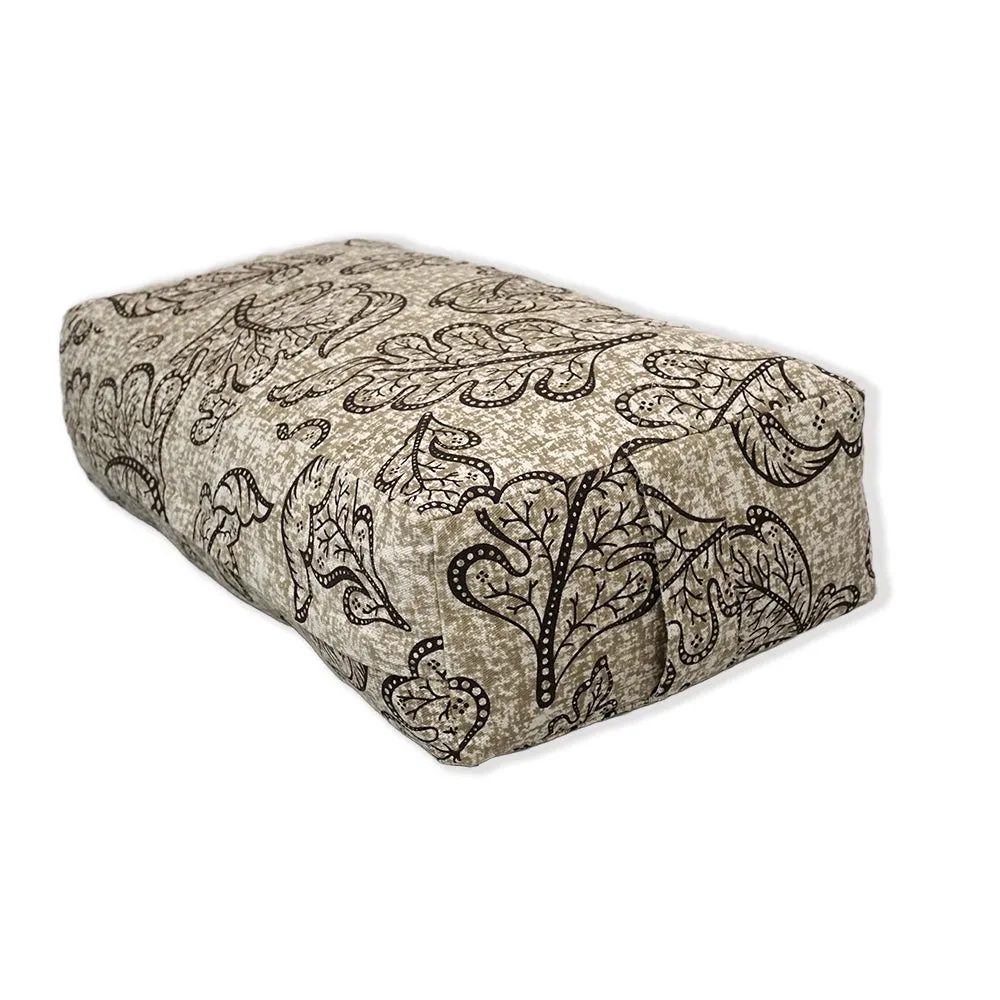 Supportive Rectangular Cotton Yoga Bolster