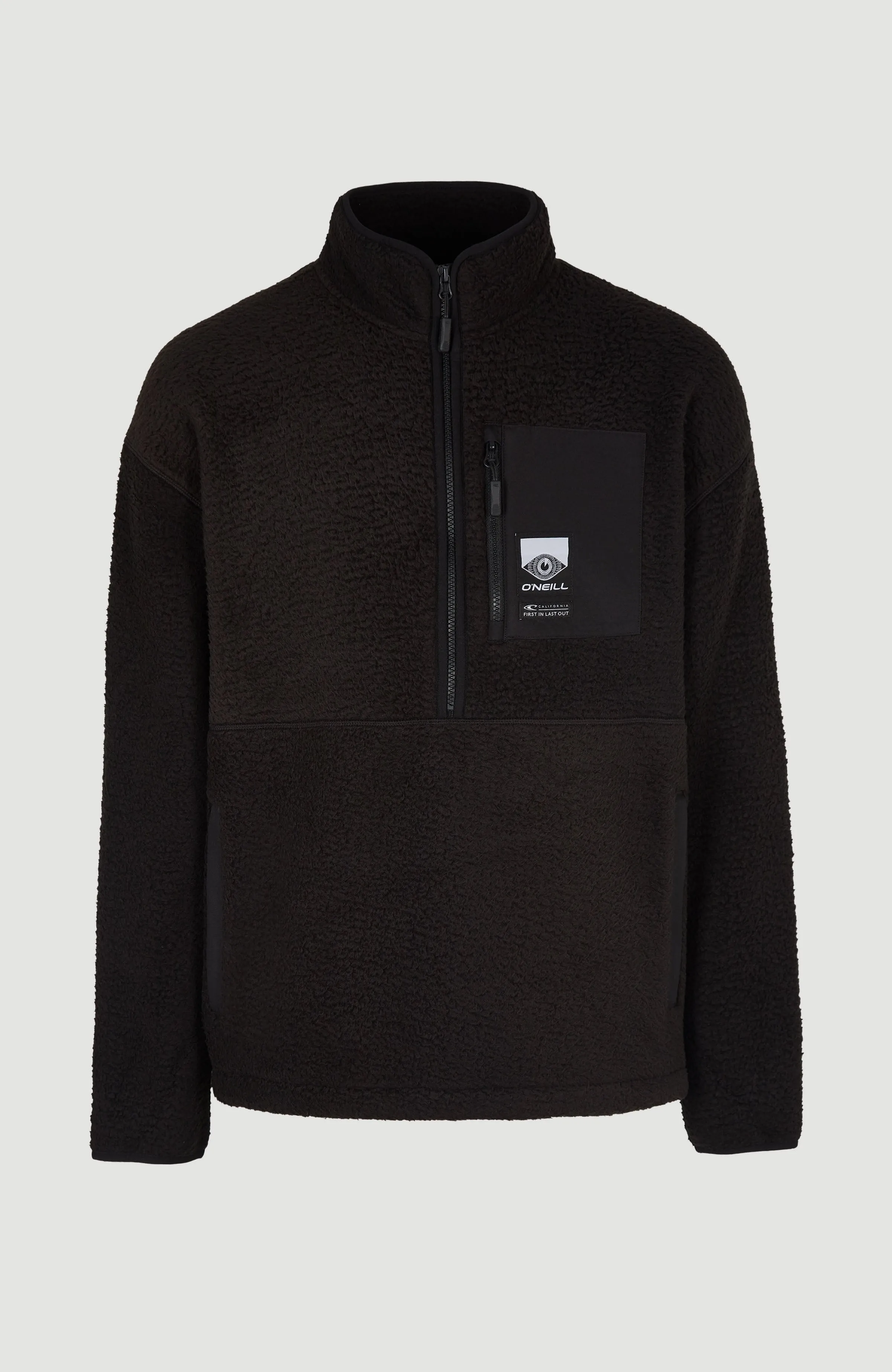 Surf Heroes Half Zip Fleece | Black Out