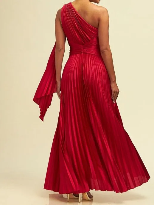 The Caro dress-Red