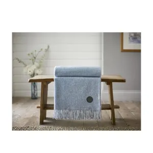 The Lyndon Company 180cm Arthington Throw - Denim