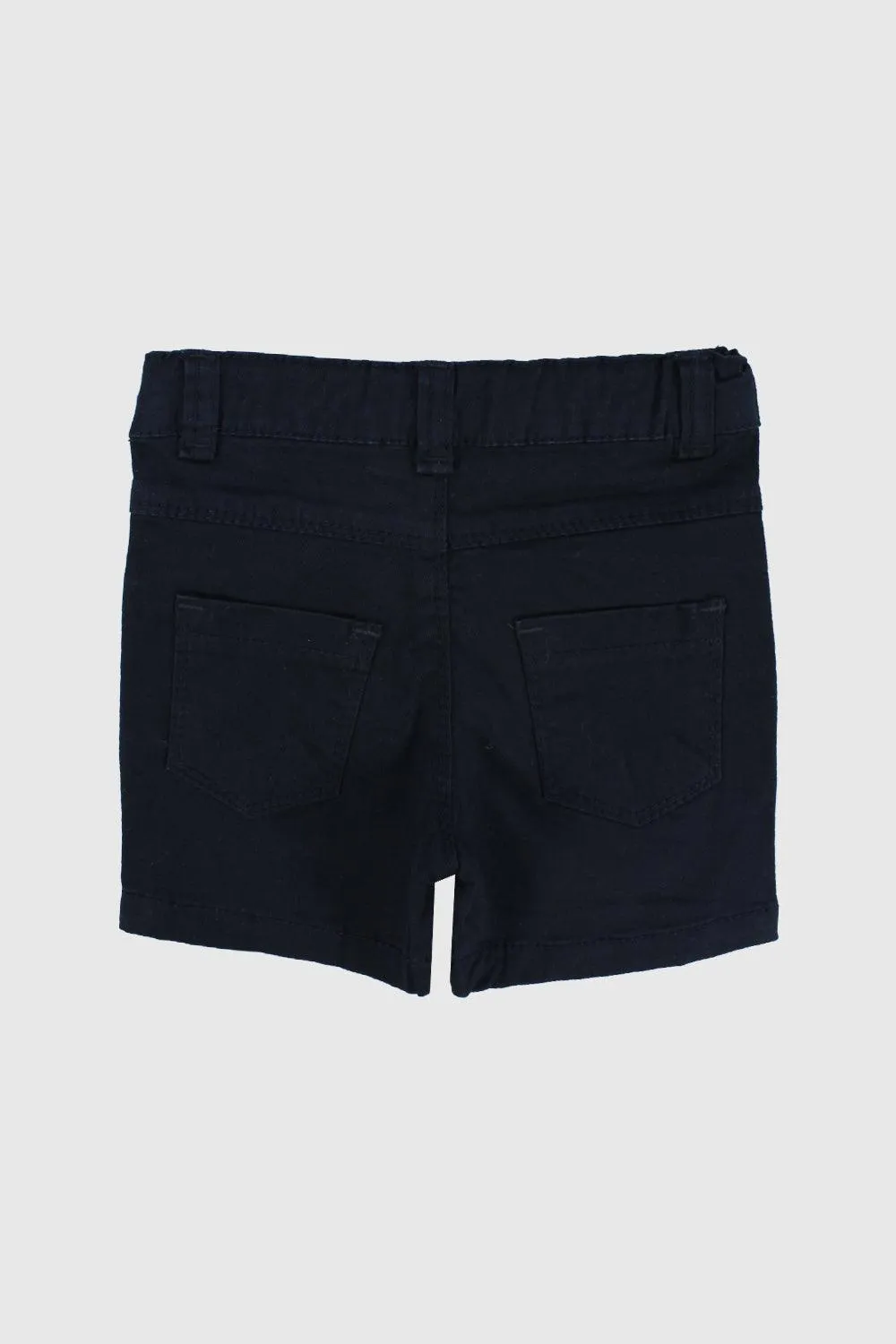 Unisex Navy Gabardine Shorts