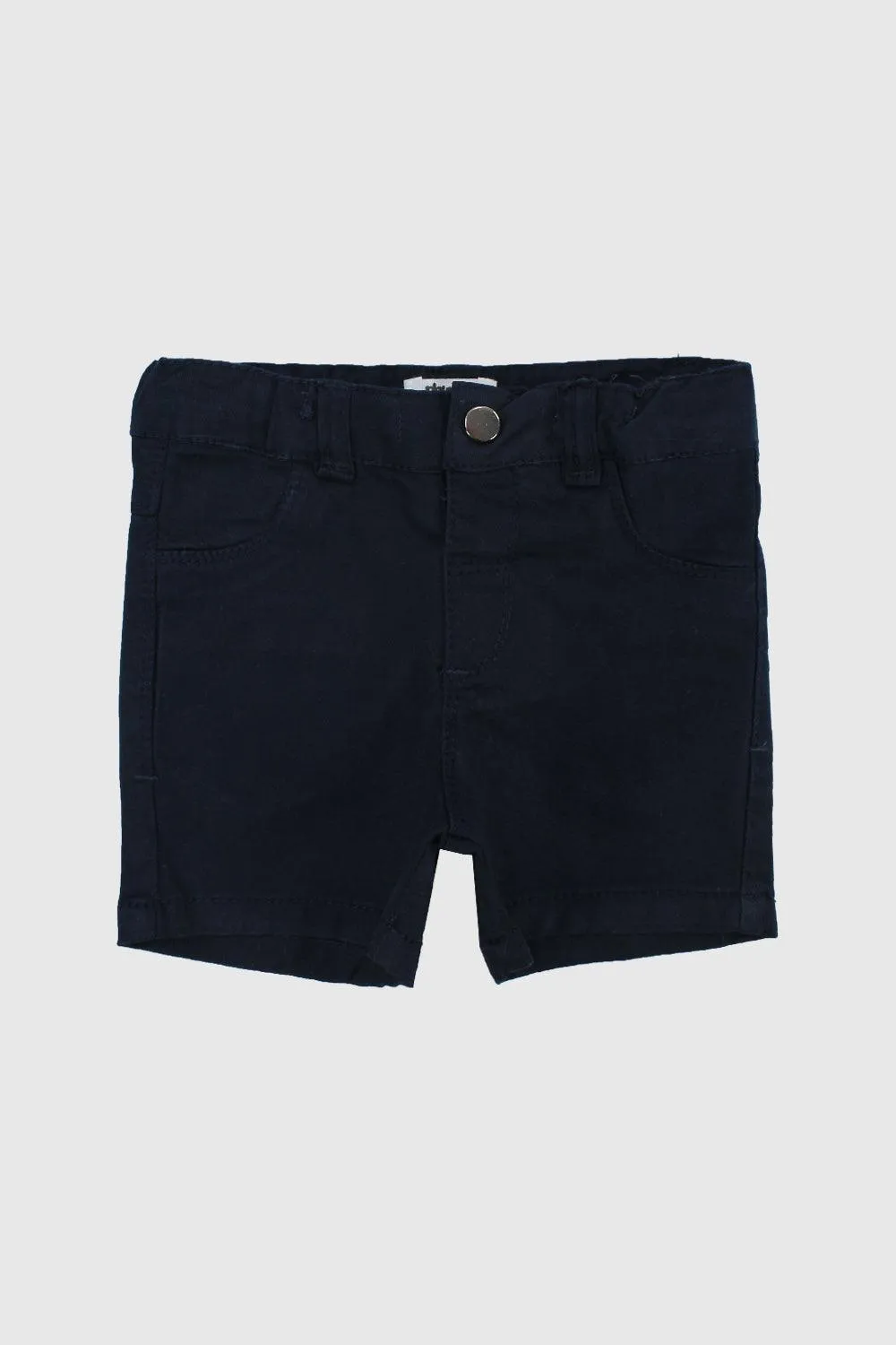 Unisex Navy Gabardine Shorts