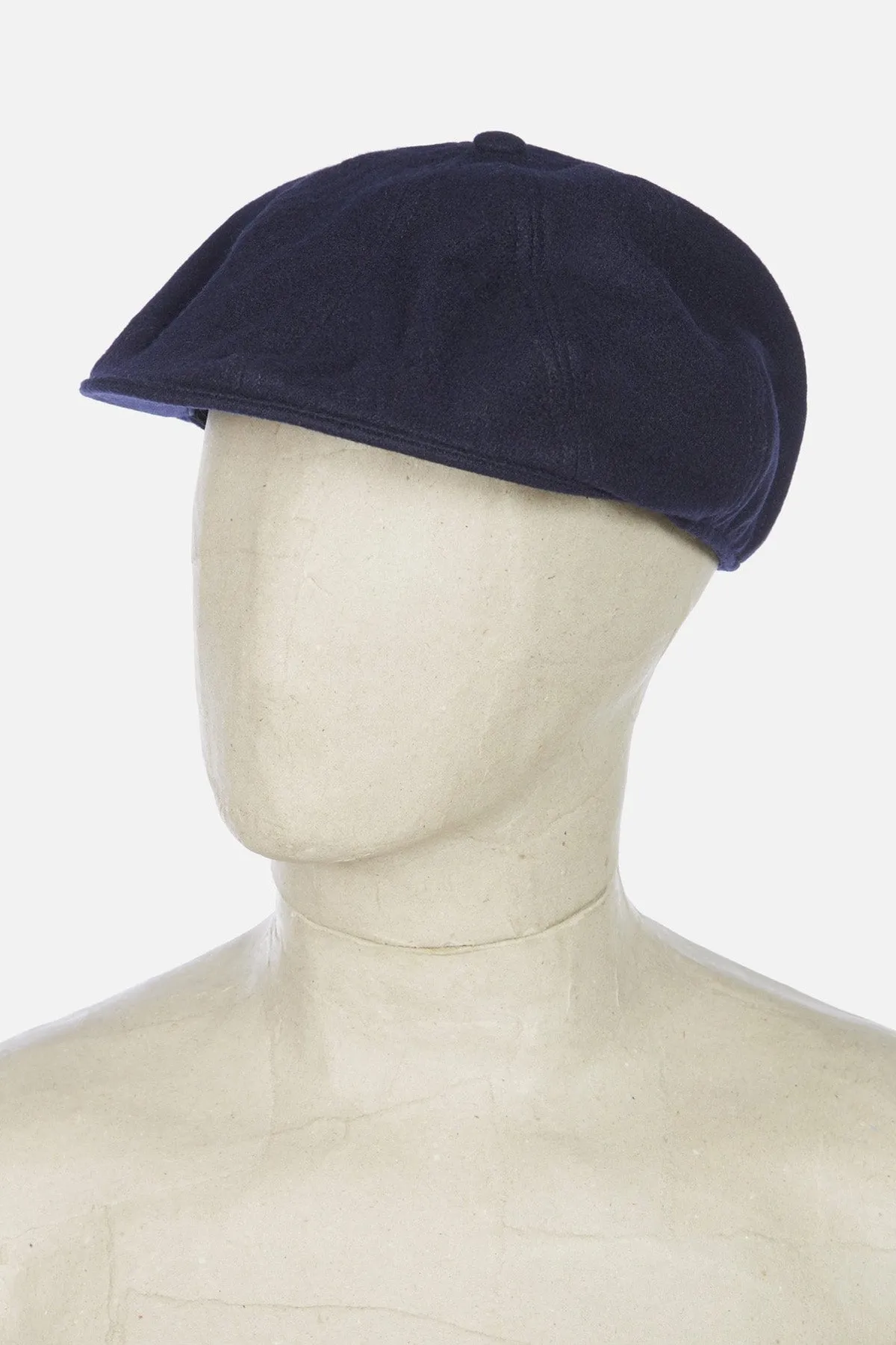 Universal Works - Paperboy Cap In Navy Melton